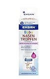 Emsan® Babynasentropfen | Nasentropfen für Babys und Kleinkinder | Ohne Konservierungsmittel | Befeuchten, befreien, reinigen | 20 ml