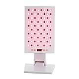 LENDISIY Rotlichttherapiegerät Rotlichtlampe mit 1-30min Timer, Rotlicht Therapiegerät Lamp, Nahinfrarot-Lichttherapie, Ganzkörper Lichttherapie mit 80 Dual Chip LEDs