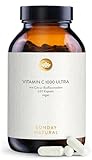 SUNDAY NATURAL® Vitamin C hochdosiert - PureWay® – 240 Kapseln - 1000mg Vitamin C Komplex pro Kapsel - Laborgeprüft, vegan, ohne weitere Zusätze