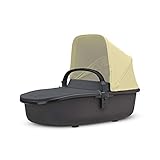 Quinny Hux XL Babywanne, Hochwertiger Kinderwagenaufsatz, stylisch, robust und extrem leicht, passend für Quinny Kinderwagen Hubb Mono, Hubb Duo und VNC, nutzbar ab Geburt bis ca. 9 Monate, Graphite