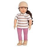 Our Generation – 46 cm große Reiterpuppe – braune Haare und grüne Augen – Reitoutfit – Fantasiespiel – Spielzeug für Kinder ab 3 Jahren – Aydan