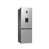 Samsung RL34C652CSA/EG Kühl-/Gefrierkombination, 185 cm, 341 ℓ Gesamtvolumen, 114 ℓ Gefrierteil, AI Energy Mode, Wasserspender, No Frost+, SpaceMax, Edelstahl Look