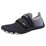 Cvanxluy Barfußschuhe Damen Herren Wasserfest rutschfeste Barfuss Traillaufschuhe Wanderschuhe Schnell Trocknend Sport Surfschuhe Zehenschuhe Minimalistische Leicht Aquaschuhe Wassersportschuhe