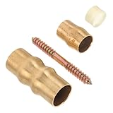 IWOWHERO Gehstock Gelenkset aus Messing für Senioren rutschfeste Krückenersatzverbinder Stabilisierendes Selbstgemacht Zubehör für Verschiedene Gehstöcke