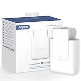 Aqara Smarter Gardinenmotor E1(Stangen-Version), Erfordert Zigbee 3.0 Hub, Elektrischer Smart-Vorhangmotor für Fernsteuerung u. Hausautomation, Unterstützt HomeKit, Alexa, Google Assistant und IFTTT