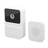 Überwachungskamera-Türklingel, Intelligente Video-Türklingel für die Drahtlose Fernbewegungserkennung zu Hause (White)