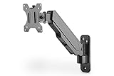 DIGITUS Single Gasdruckfeder Monitor Wand-Halter 17-32'' - 8 kg (max.) - schwarz