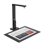 CZUR Lens Pro Tragbarer Dokumentenscanner, 12 MP/330 DPI, schneller Scanner Papierschutz kein Stau/kein Kratzer, einfach zu bedienender OCR, reisefreundlicher mobiler Scanner für Mac & Windows