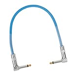 NULYLU Gitarrenkabel Patchkabel gitarre Gitarren-Patchkabel Gitarrenpedalkabel Pedal-Patchkabel guitar cable jumper wires Patchkabel für Gitarrenpedale Pedalkabel für E-Gitarre PVC Blue