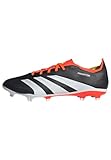 adidas Unisex Predator.3 Fußballschuhe, Core Black/FTWR White/Solar Red, 42 EU