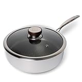 HENSSLERS® Sautepfanne 26cm mit Deckel [FÜR ALLE HERDARTEN...