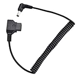 ZJchao D Tippen Sie auf Stromkabel -Adapter, B Männlich Zum Rechten Winkel DC 5,5 X 2, Mm Stecker, Batterieladkabel für V Montierkompatible Geräte