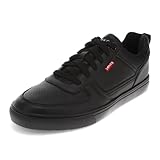 Levi's Herren Liam Lo Sneaker, Schwarz einfarbig, 47 EU