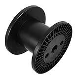 Angoily Robuste Kunststoff Kabeltrommel Große Kapazität Kabelaufroller für Kupfer Angelschnur Vielseitiger Elektrischer Kabelaufbewahrer für Effizientes Kabelmanagement