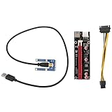 Folceretsc Mini PCIe auf PCI Express 16X Riser für Laptop Externe Grafikkarte BTC Miner MPCIe auf PCI-E Slot Mining Card