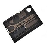 10 in 1 Schweizer Karten Schweizer Made Pocket Tool Kreditkarte Tool Taktische Multitool -set Geschenke Überlebens Wallet Für Papa Freund