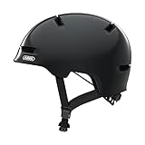 ABUS Kinderhelm Scraper 3.0 Kid - Robuster Fahrradhelm mit Hartschale - zum Biken, Skateboarden & Longboarden - für Jungs und Mädchen - Grau Glänzend, Größe M