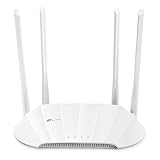 TP-Link AX1800 Dualband Gigabit Wi-Fi 6 Access Point (TL-WA1801), Computer-WLAN-Brücke, HE80 und Strahlbildung, unterstützt Multi-SSID-Modus, Client/Range Extender, 4 Antennen