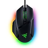 Razer Basilisk V3 - Kabelgebundene, anpassbare Gaming Maus mit Chroma RGB für PC / Mac (10+1 programmierbare Tasten, neigbares HyperScroll Mausrad, ergonomisches Design) Schwarz