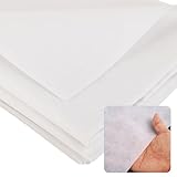 wenrescry Bügelvlies 300 x 100 cm – 50 g/m², leichtes zum Aufbügeln, weiß, für leichte und mittelschwere Stoffe, Nähen, DIY, Stickerei, Basteln, Volumenvlies, einfach zu verwenden