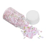 Homoyoyo DIY Glitzer Pailletten Mix Frühling Blüten Epoxidharz Basteln Schmuck Dekoration für Armbänder Party Füller Charm Kreatives Handwerk Zubehör