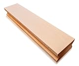 PODURO Streichriemen doppelseitig Double « Abziehleder für Messer und Rasiermesser & Baumwollbeutel