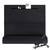 Flow fire Sporthandtuch Fitnessstudio, 120x50cm Handtuch Fitnessstudio mit Reißverschluss für Sport Gym Handtuch