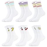 Belloxis 6 Paar Tennissocken Damen 39-42 Sportsocken Damen 39-42 Weiße Socken Damen Herren Tennissocken Herren 39-42 Sportsocken Herren 39-42 Sportsocken Weiß