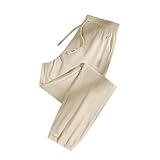 Bequeme Arbeitshose für Damen, Stretch, aktiv, Unisex, schnelltrocknend, atmungsaktiv, lockere Hose, coole Stretchhose mit Reißverschlusstaschen, lässig, lockere lange Trägerhose, weites Bein,