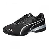 PUMA Herren Tazon 6 FM Low-Top Trainer, Puma Black-Puma Silver, 46 EU
