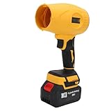 Bewinner Akku-Laubbläser 800.000 U/min, Hand-Laubbläser mit Verlängerter Düse, Leichter Wiederaufladbarer Elektrischer Laubbläser für die Gartenreinigung, Terrasse, Einfahrt, (EU-Stecker)