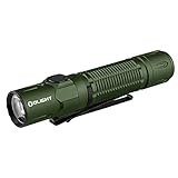 OLIGHT Warrior 3S LED Taschenlampe 2300 Lumen 300 Meter Leuchtweite, Taktische helle Taschenlampe USB Wiederaufladbar mit Abstandssensor IPX8 Wasserdicht für Alltag,Outdoor,Camping,Wandern (Grün)