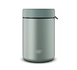 alfi ISO FOOD MUG 350ml, grün matt, Edelstahl Thermobehälter für Essen, Isolierbehälter für Suppen, Salat, Müsli to go, hält 5 Stunden warm, 10 Stunden kalt, spülmaschinenfest, BPA-frei