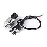 1 Stück DC 5 V 1/8 NPT Gewinde Edelstahl Druckwandler Sender Sensor for Öl Kraftstoff Luft Wasser, Drucksensor