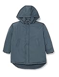 Petit Bateau Mädchen Puffy Jacke, Grau Ducky, 4 Jahre