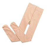 Yeeteepot Mädchen Warm Strumpfhose Winter Gefüttert Leggings Kinder Einfarbig Strumpfhosen Weiche Leggings Thermo Verdicken Hose Strümpfe A-Braun Regular M