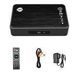 Vocdikficy 4K Ultra HD Media Player für Auto-TV, SD, MMC, RMVB, MP3, USB, Externe Festplatte, U-Disk, Multimedia-Media-Player-Box, EU-Stecker