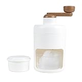LIPJISL Slushy Maker Manuelle Ice Crusher Mini Slush...