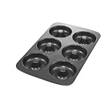 Birkmann, Easy Baking, Donutblech, Backform für 6 Donuts, mit hochwertiger Antihaftbeschichtung, Ø 9 cm, mit Rezept, 881631