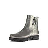 Gabor Damen Biker Boots, Frauen Stiefeletten,booties,halbstiefel,kurzstiefel,uebergangsschuhe,uebergangsstiefel,acciaio (Mel/cdf),35 EU / 2.5 UK