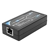 Hermosiey 2 Port POE Extender 10/100Mbps mit IEEE 802.3Af Standard Eingang / -Ausgang für IP Kamera Erweitern 100 Meter für Den POE Bereich