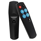 Universal Fernbedienung, Senioren Fernbedienung TV mit Großer Taste, Programmierbare Universal Seniorenfernbedienung Fernseher für TV und Kabel IR Geräte, Einfach zu Bedienen Einzurichten