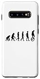 Hülle für Galaxy S10+ Einrad Evolution Radsport Einradfahrer Unicycle Balancieren