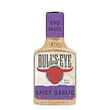 Bull's Eye Spicy Garlic BBQ Sauce, Squeezeflasche, 6er Pack (6 x 300 ml)