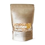 GymBeam Cashewkerne (naturbelassen) - Nüsse Großpackung, Cashewnüsse mit köstlichem Buttergeschmack, gesunde Fette, ohne Salz und Zusatzstoffe, für einen optimalen Cholesterinspiegel (1000 g)