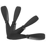 ibasenice 4 Stück Teiliges Propeller für UFO Flugzeuge Langlebige Leichte Kunststoffpropeller mit Ausgezeichneter Antriebsleistung und Ausgewogenem Design Geeignet als Ersatzteile für