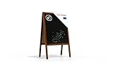 ALLboards Kundenstopper mit lackiertem Holzrahmen 100x60cm,...