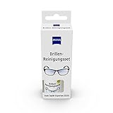 Zeiss Brillen Spray mit 30ml Inhalt inklusive einem Mikrofasertuch zur schonenden & gründlichen Reinigung Ihrer Brillengläser - alkoholfrei