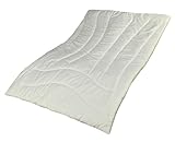 Merino Schafwolle Duo-Warm Steppbett mit Zirbenholz Winter Bettdecke 155x220 cm, 2000g