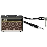 Vox V9106 Pathfinder 10, Gitarrencombo, Übungs- und Recording-Combo im VOX Design, Kombination aus Verstärker und 6,5' Lautsprecher & Fender Kabel Professional Series, 3m bk Angled